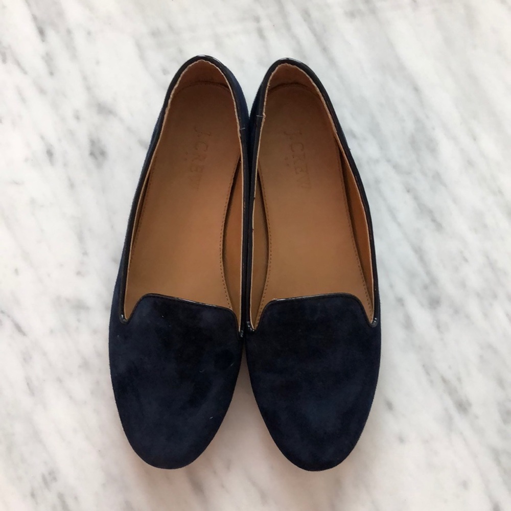 J. Crew Factory Suede Smoking Loafers